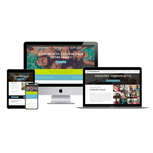 Greater Carolina Clinic website on responsive layout design for all devices
