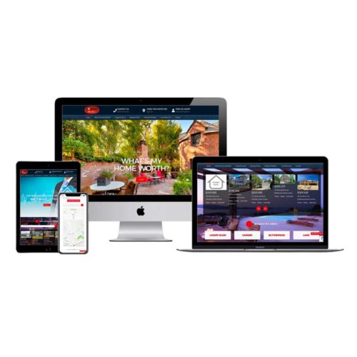 Compas Realty website on responsive layout design for all devices