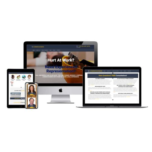 Xcommissioners website on responsive layout design for all devices